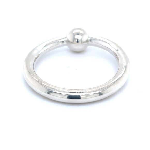 Tiffany & Co Estate Baby Rattle 2" Wide Silver TIF446 - Picture 6 of 8